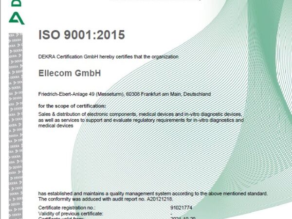 Our ISO 9001:2015 Certificate