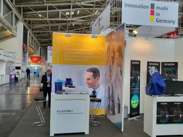 Our booth at the Pavilion for Young and Innovative German companies.