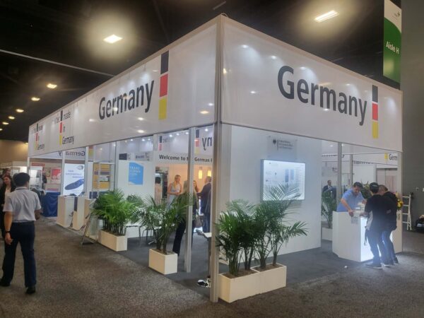 The German Pavilion at FIME 2024 in Miami Beach.